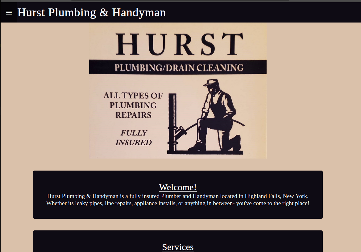 Business Landing Site